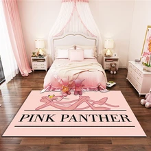 Принцесса стиль украшение комнаты девочки коврики прикроватные области антискользящие коврики Фламинго Корона розовые ковры для гостиной