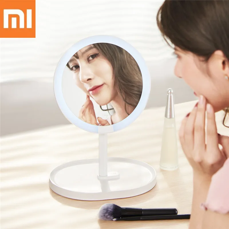 

Xiaomi XY 2 in 1 Protable LED Touch Dimmer Light Makeup Mirror Rechargeable White Desktop Cosmetic Decor Adjustment Magnifying