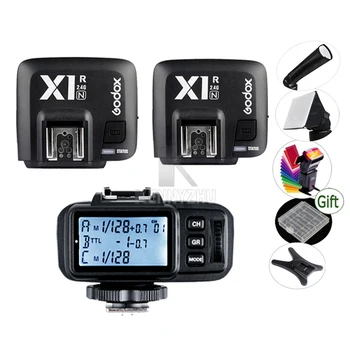 

Godox X1N Transmitter +2x Receiver 2.4G i-TTL HSS Wireless Flash Trigger for Nikon D810 D800 D3X D750 D610 D7100 D700 D300 D300S