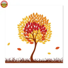 Картина по номерам художественная краска по номеру расстояние с вами осень кленовое Дерево Счастья рисование на холсте цифровая краска ing известный