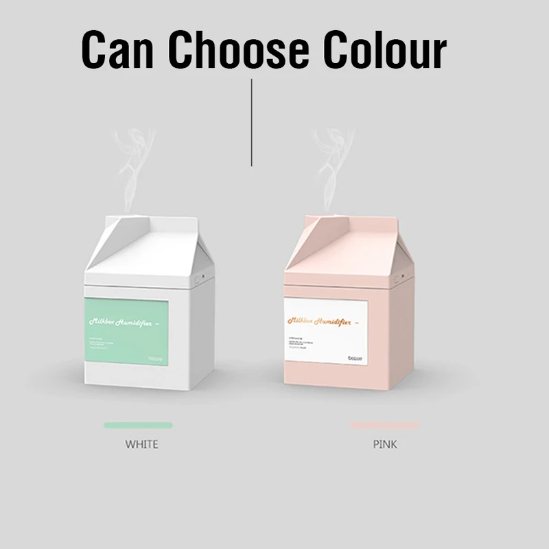 

Filterhualv milk box humidifier USB creative mute office rehydration humidifier small mini humidifier energy saving