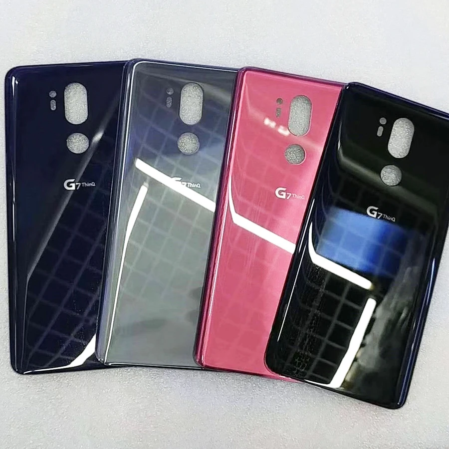 Оригинальная Задняя стеклянная крышка батарейного отсека для LG G7 thinQ + G710EM G710EAW