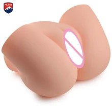 MLSice Double Entry Pussy Ass Doll Male Masturbator Sex Toy Big Ass Leg to Hold Lifelike Butt Doll for Masturbation Machine Men