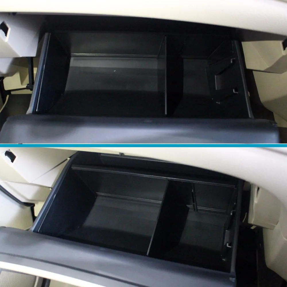 Smabee Car Glove Box Interval Storage For Nissan X-TRAIL~ XTRAIL T32 Accessories Console Tidying Central Storage Box