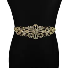 Винтажные серебряные стразы свадебный пояс, лента для свадебного платья свадебный пояс с роскошным кристаллом общая ручная работа Свадебная лента пояс