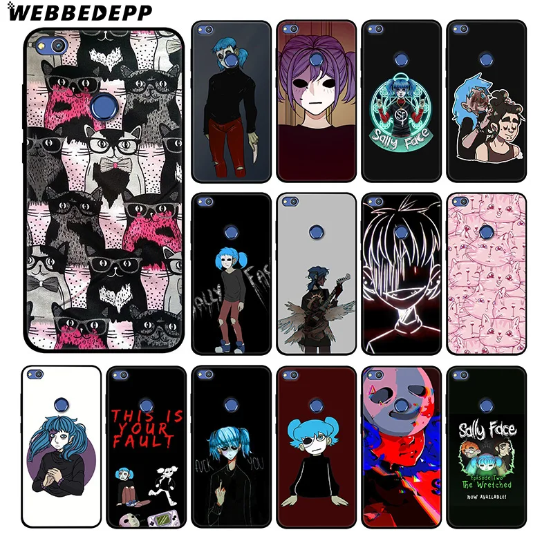 Мягкий силиконовый чехол WEBBEDEPP Sally Face Game для Huawei Honor Mate 20 10 8X 8C 8 6A 7A 7X 7C Lite Pro ТПУ |