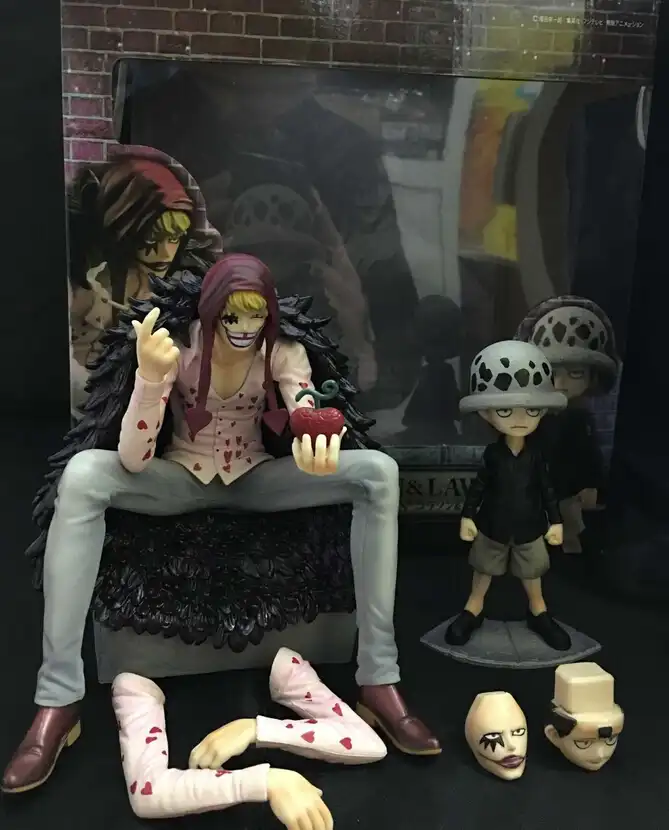 ワンピースフィギュアコラソン法アクションフィギュア180ミリメートル悪魔フルーツコラソントラファルガー法律置物ワンピースacetoys Juguetesモデル玩具 Toy Modeling Clay Model Toy Carsmodeling Motorcycles Aliexpress