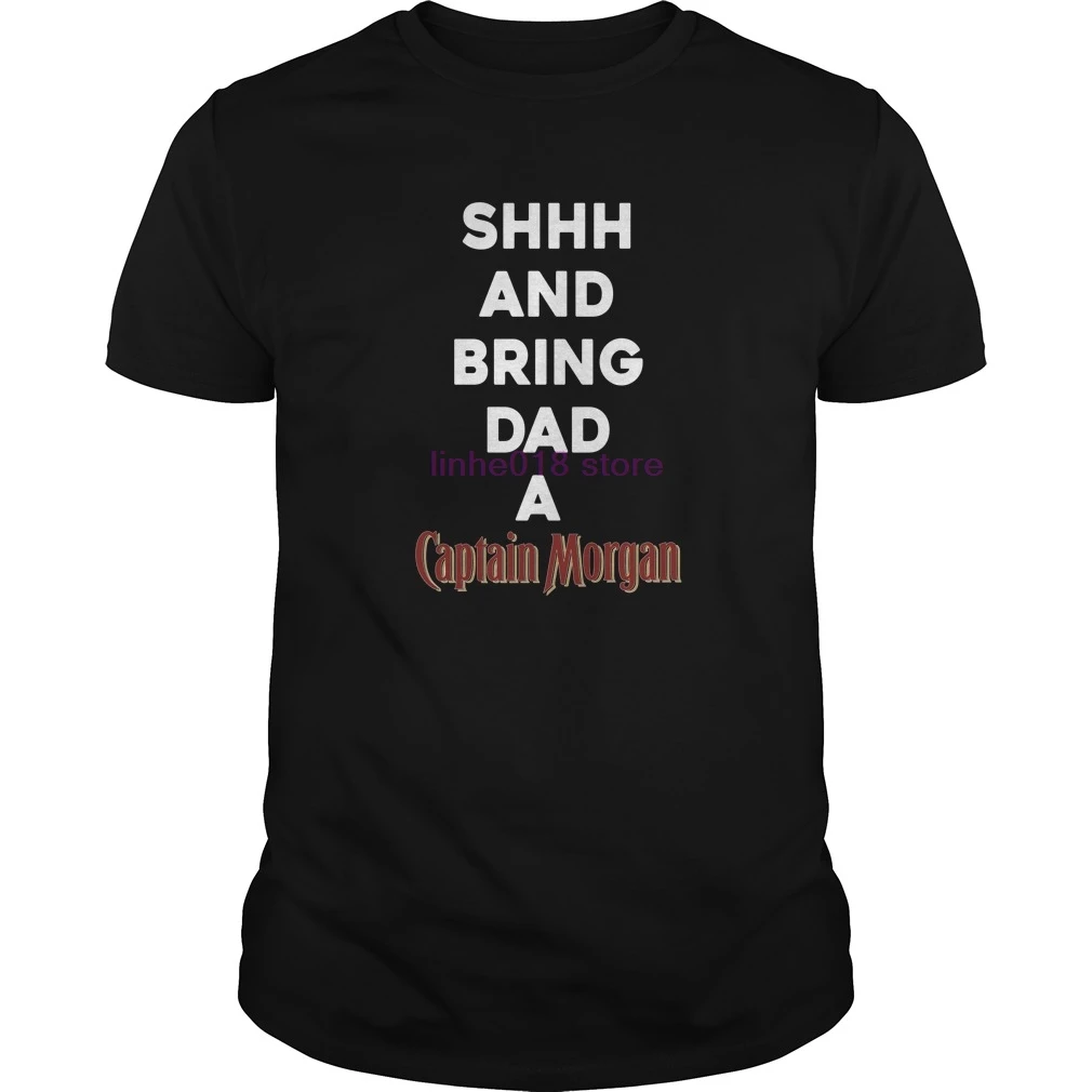 GILDAN 2019 брендовая мужская рубашка shsh and bring Dad a Captain Morgan футболка женская | Мужская