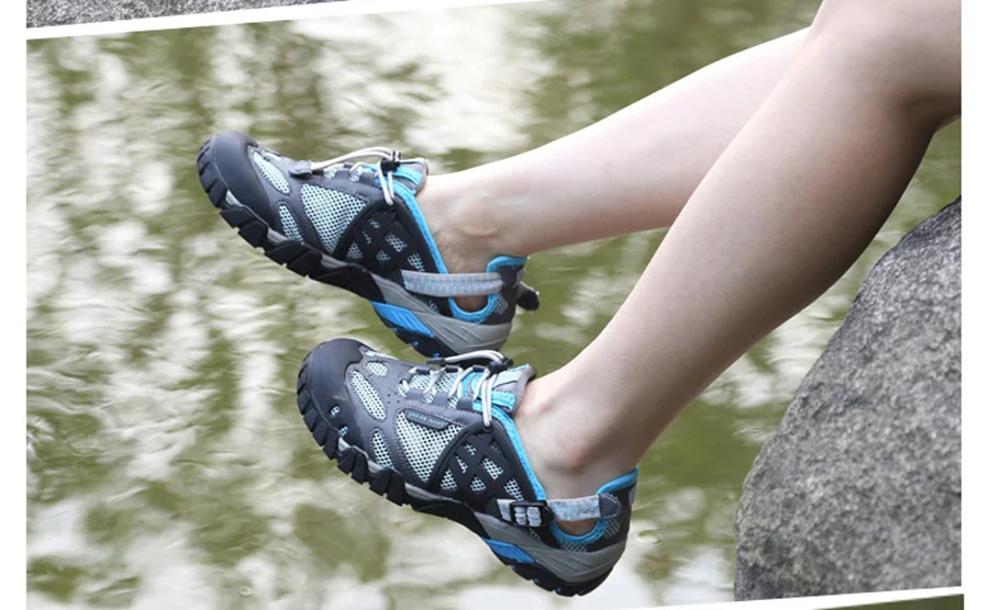 Sapatos de Água Respirável ao ar Tênis de Pesca Primavera Caminhadas Sandálias Mulheres Aqua Livre Trekking Casais Água Tkn 2020 17 Tkn 2019 primavera caminhadas sandálias mulheres aqua