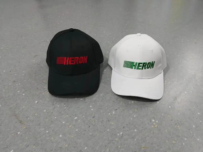 

Heron Preston Caps Casual Embroidery Adjustable Caps CTNNB Baseball Black and White Heron Preston Fashion Hats
