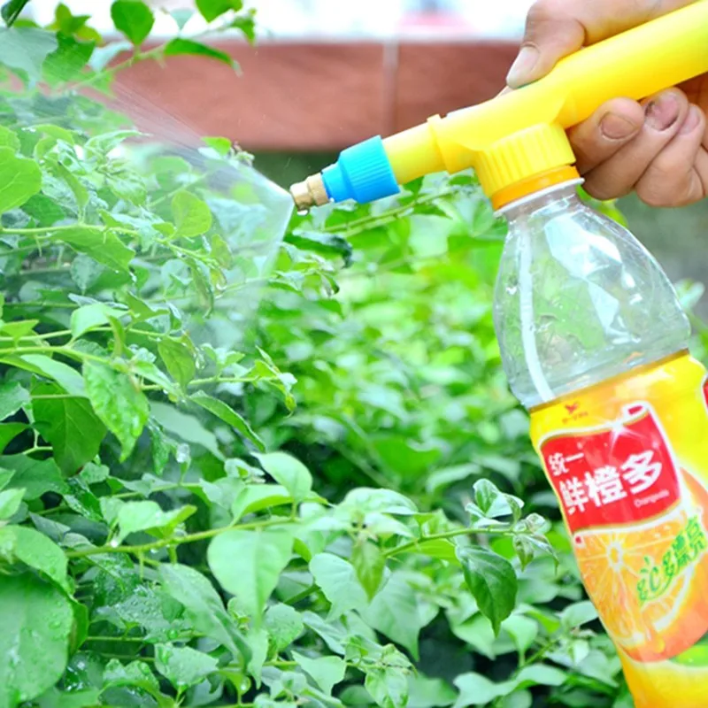 Hot-Mini-Juice-Bottles-Interface-Plastic-Trolley-Gun-Sprayer-Head-Water-Pressure-New-NB0176