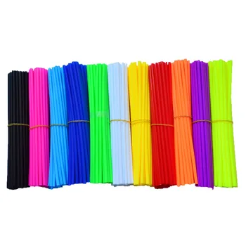 

Universal Motorcycle motorbike scooter Dirt Bike Enduro Off Road Rim Wheel spoke skins For KX450F YAMAHA 2014 YZ450F BJ125GY