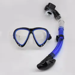Взрослых маски для подводного плавания трубка Силиконовые полный сухой воздух дышать подводное плавание оснастить для мужчин t женщин