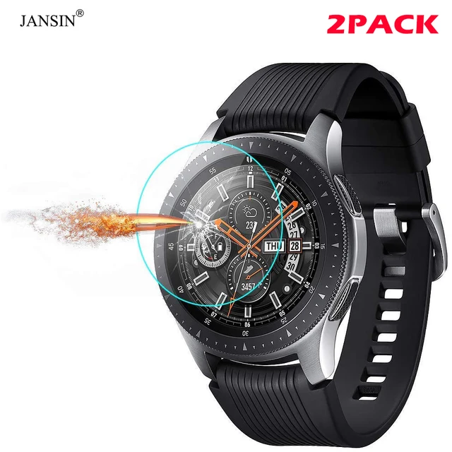 2 Pack Screen Protector For Samsung Galaxy Watch 46mm Tempered Glass