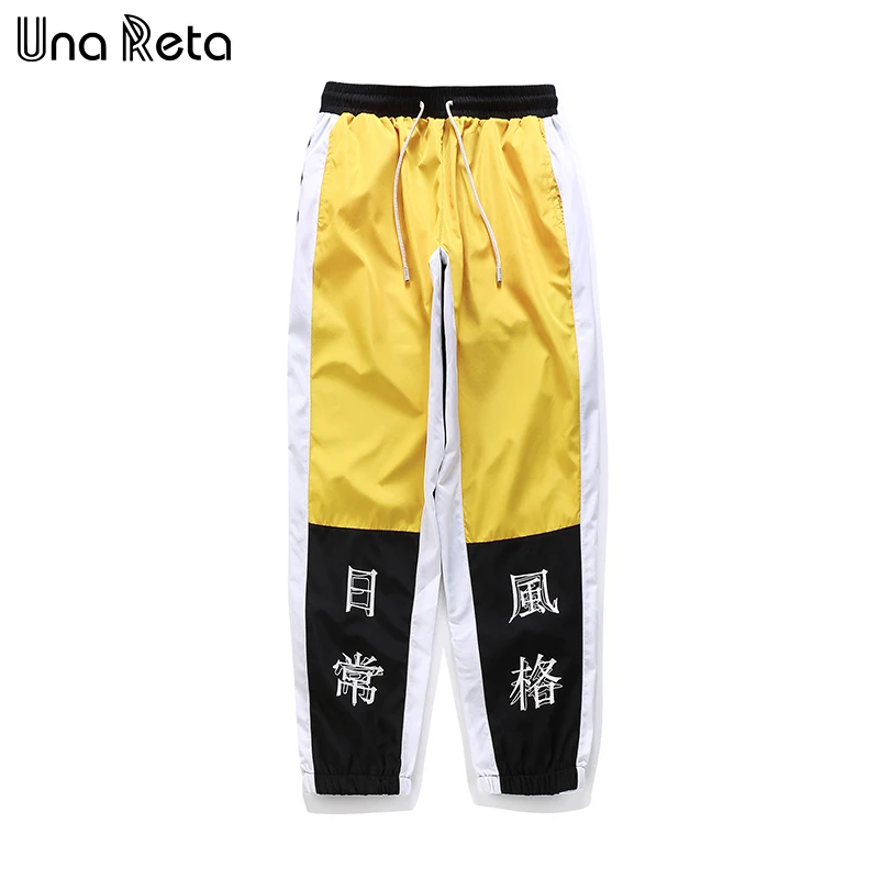 Calças de Hip-hop dos Homens Reta Nova Moda Chinês Personagem Impressão Harem Calças Streetwear Masculino Casual Joggers Moletom Uma