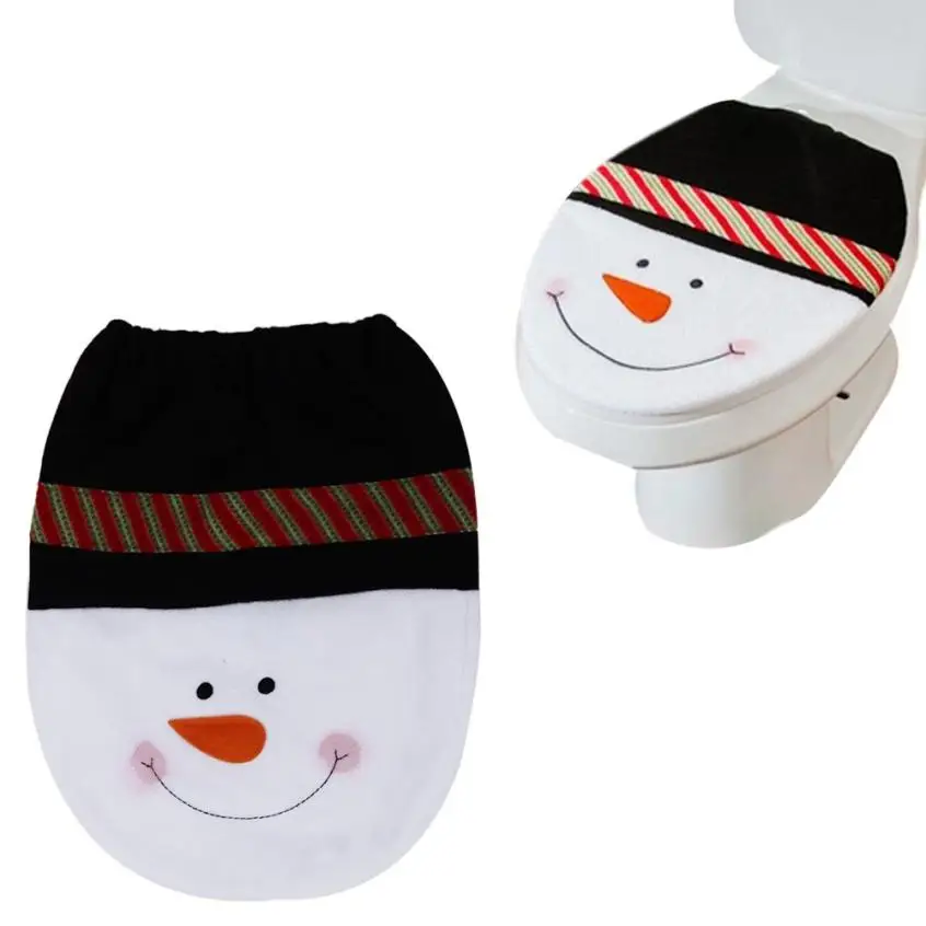 2017 Snowman Toilet Seat Cover And Christmas Decoration Skinner 711in