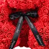 2022 Dropshipping 40cm Soap Foam Rose Teddy Bear Artificial Flower in Gift Box for girlfriend Christmas day Valentines Day Gifts ► Photo 2/6