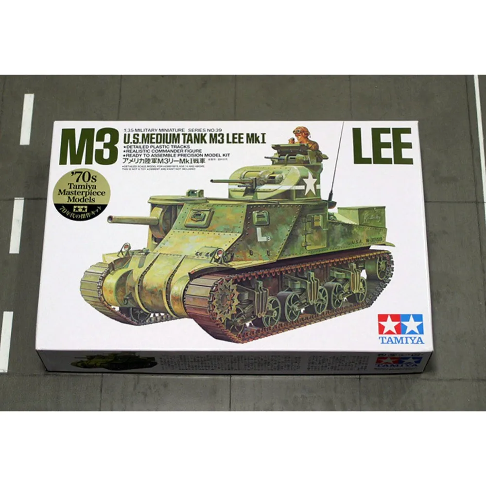 Tamiya 35039 1/35 американский средний танк M3 Lee Mk I военная сборка модель AFV строительные