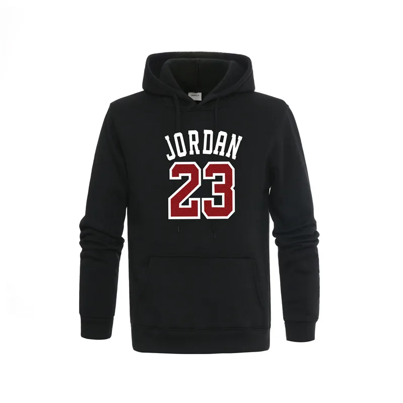 

Hot 2019 New JORDAN 23 Letter Print Sweatshirt Men Hoodies Fashion Solid Hoody Men Pullover Mens Tracksuits Male Coat