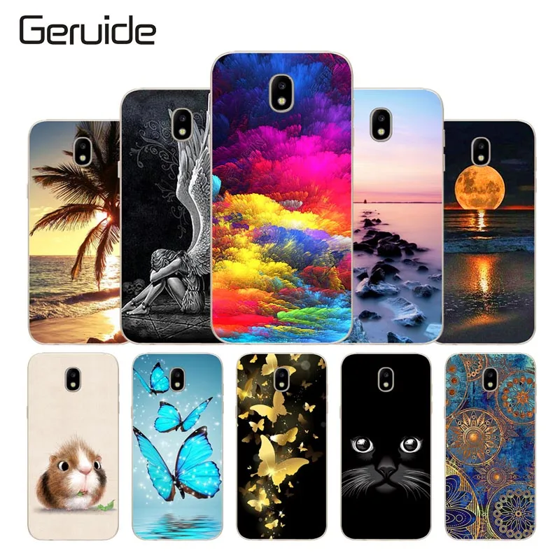 

Geruide For Samsung Galaxy J3 2017 Case Silicon Soft TPU Cover Printed Case For Samsung Galaxy J3 2017 SM-J330FN SM-J330N 5.0