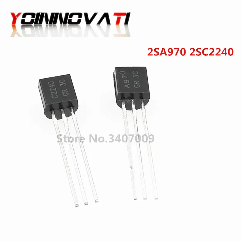 100 шт./лот 2SA970 2SC2240 (50 + 50 2C2240 ) TO-92 | Обустройство дома