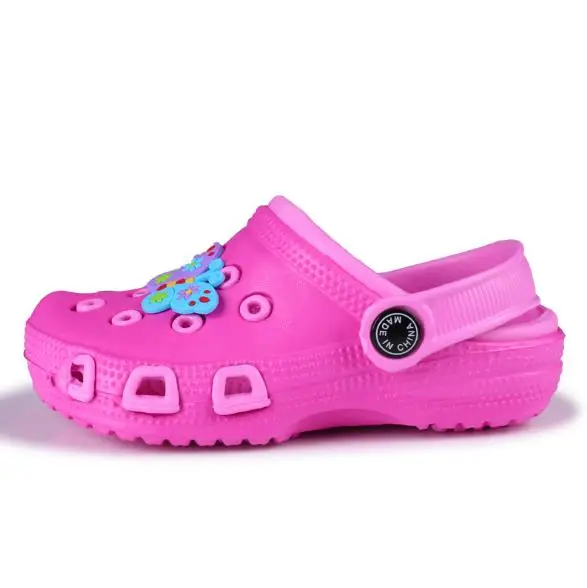 

2018 Summer Outdoor Kids Cartoon EVA Clog Sandals Baby Sandals Boys Girls Slippers Comfortable Cute Slippers Boys Beach Shoes