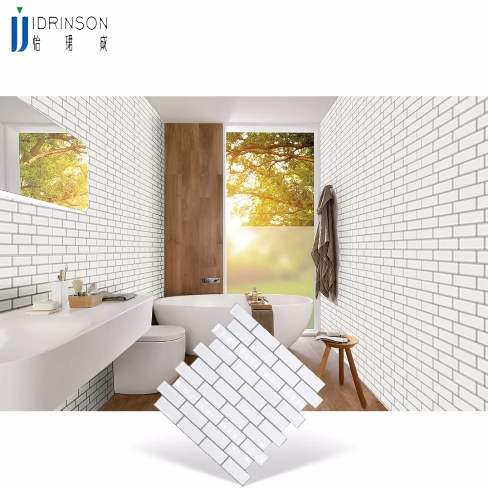 Stickers For Wall Bathroom Home Decor Bathroom Wall Paper Tile Design Living Room Stickers 10inch