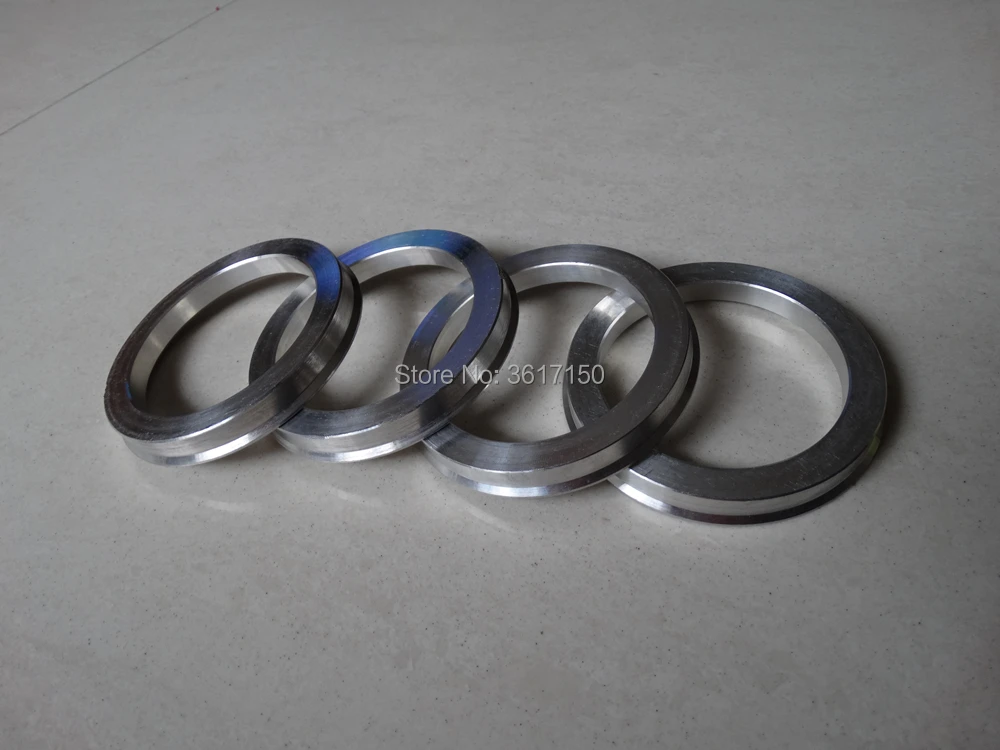 

66.1x75 Set of 4 Wheel Hub Rings 66.1 ID 75 OD Hub Centric Rings Of The Polycarbonate Plastic Or Aluminum Alloy
