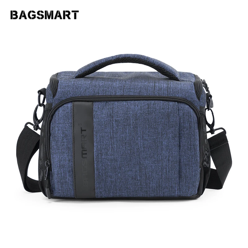 Бренд BAGSMART унисекс Водонепроницаемая винтажная DSLR камера Фото Сумка через плечо
