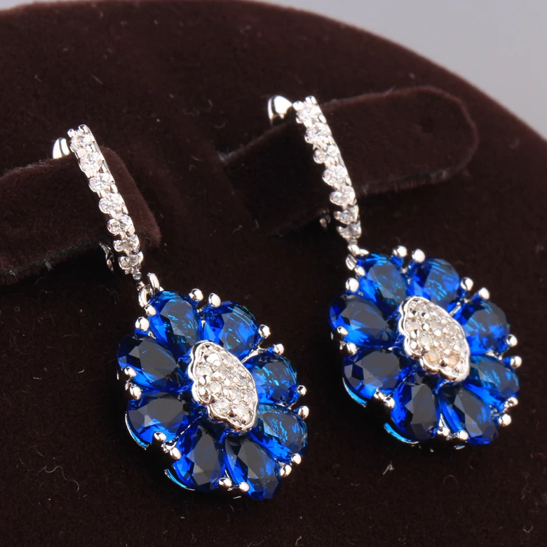 

Special Offer Blue Limited 925 Sterling Silver Drop Dangle Earring Trendy S5099