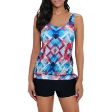 Страуса Сексуальная сиамская повязка с изображением цветов спортивная ретро Леди Холтер Глубокий V пакет для пляжа утолщаются Монокини комфорт