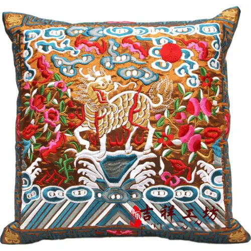 45*45 см оптовая продажа Lots4pcs Китайский Винтаж ручной работы Шелковый вышитая