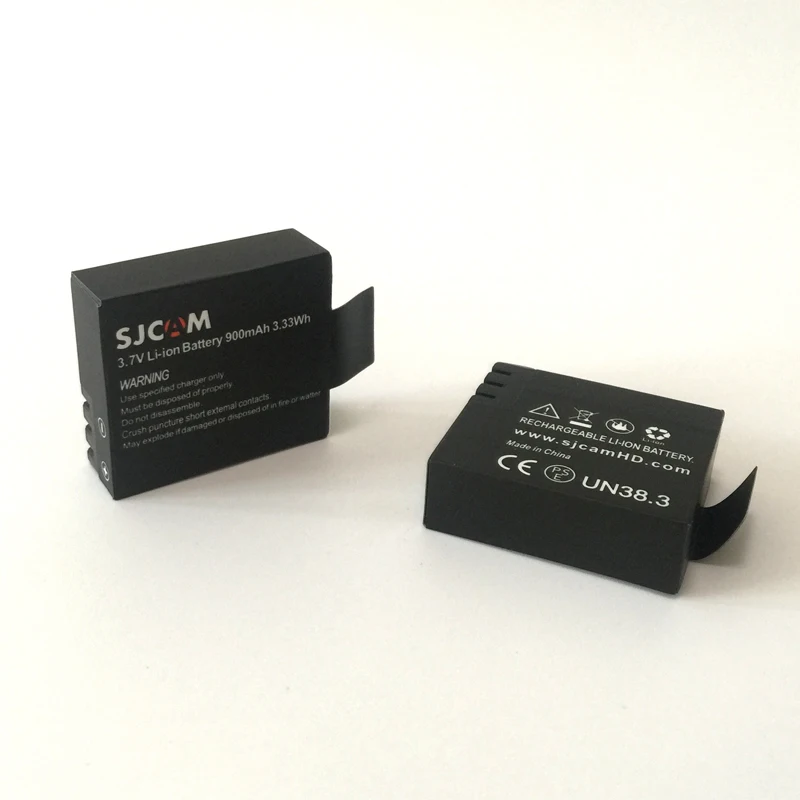 SJCAM 2 шт. аккумулятор SJ4000 аккумуляторная батарея + 1 двойное зарядное устройство