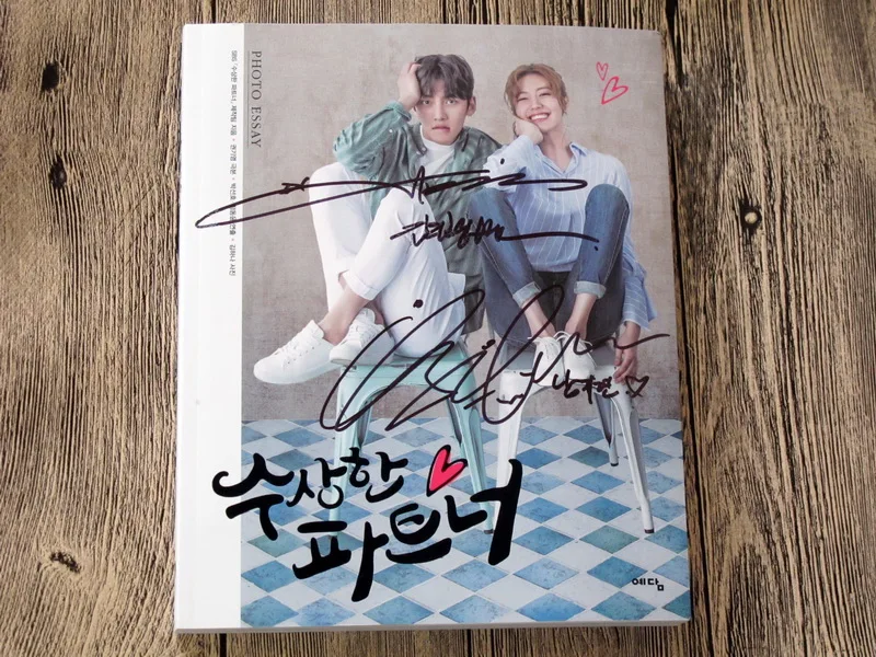 Фотоальбом с автографом и надписью Ji Chang Wook Nam Hyun Корейская версия KPOP 082017|ji chang