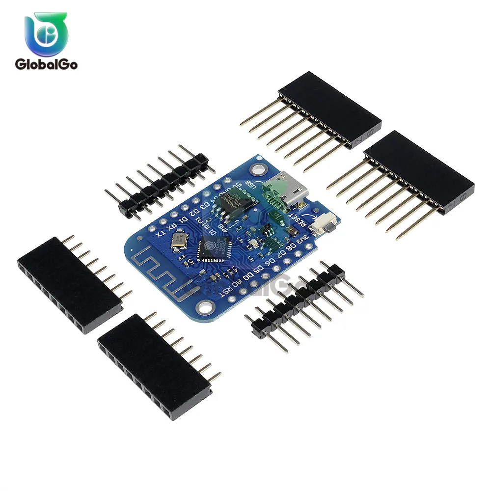 

ESP8266 CH340 V3 USB D1 Mini WIFI Development Board D1 Mini IOT Board 3.0V With Pins