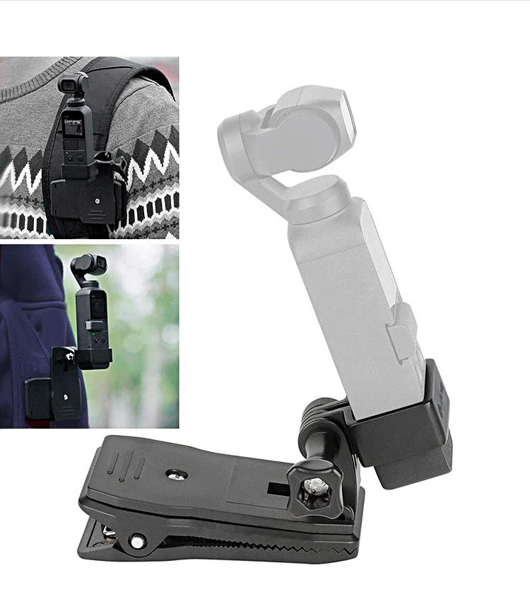 

Зажим для рюкзака для Dji Osmo карманная Портативная подставка расширительный кронштейн адаптер ручной карданный держатель аксессуары