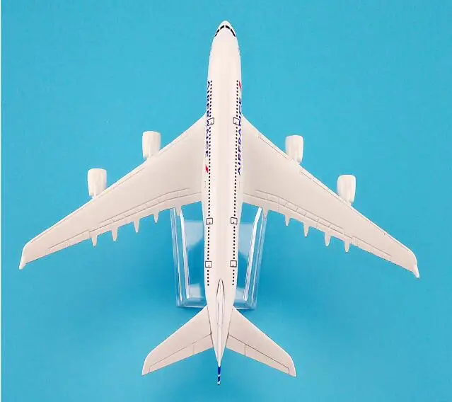 Пассажирский самолет модель A380 Air Франция самолет A380 Металл Твердые моделирование самолет модель для детей игрушки Рождественский подарок
