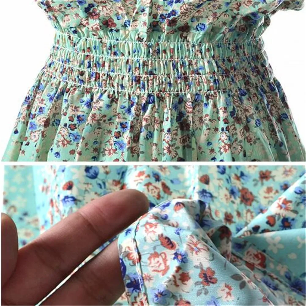 Fashion Tunic Women Dress 2016 Plus Size XXL O-neck WOMEN DRESS Summer Style Floral Print Casual Dresses Women Vestidos Woman (415)