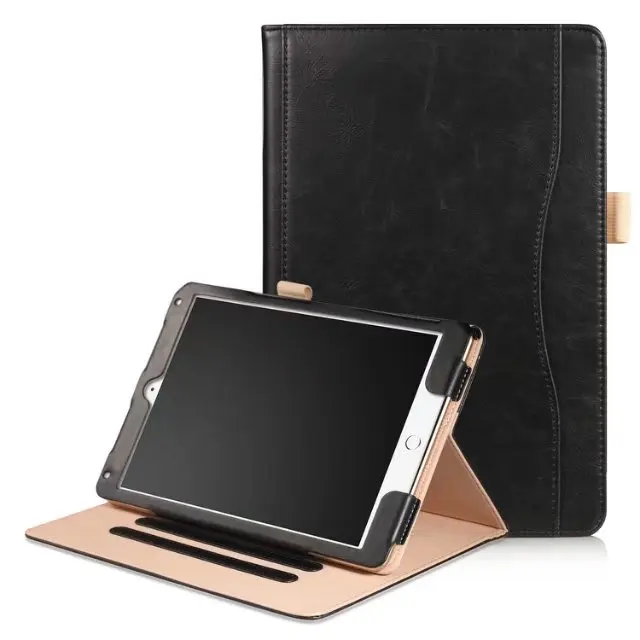 

TODKAI Luxury case For New iPad 9.7" 2017 iPad Air 1 2 iPad 5 6 Smart cover Leather Shockproof With Auto Wake Sleep Card Holder