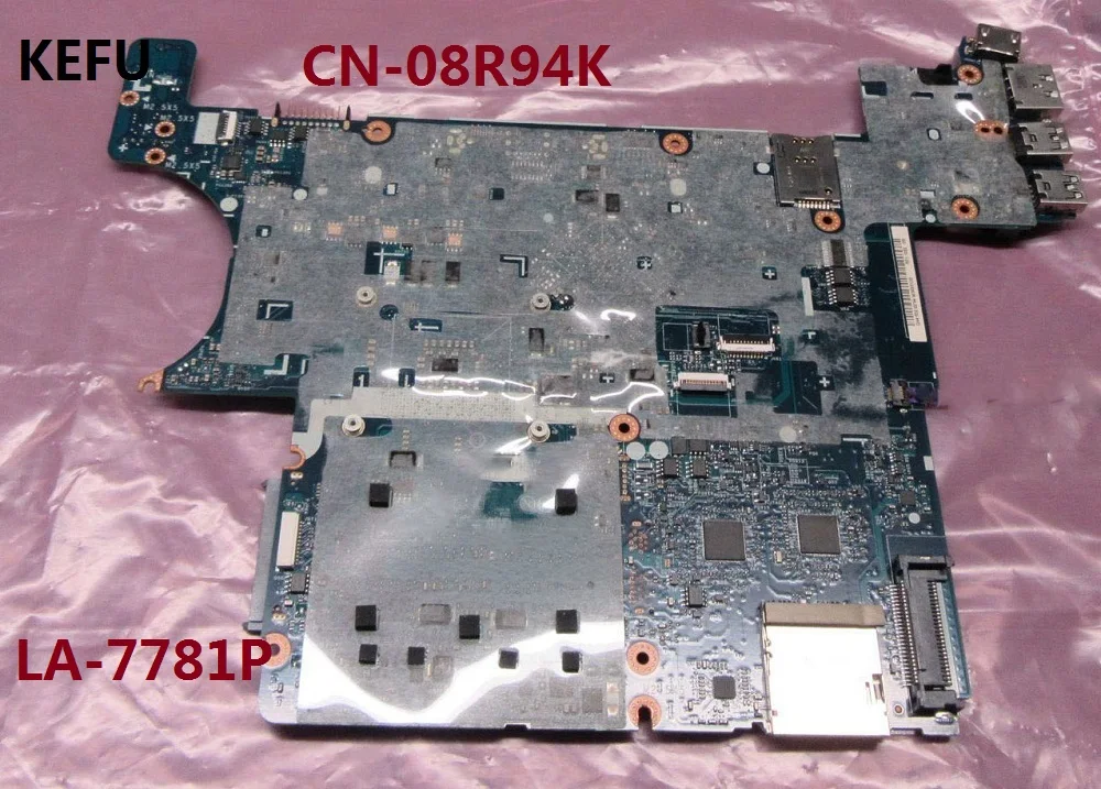 

KEFU FOR Dell E6430 Laptop Motherboard CN-08R94K 08R94K 8R94K LA-7781P DDR3 100% WORKING