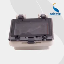 IP67 Водонепроницаемый распределительный Щиток с прозрачной защитное Окно Крышка(PWH-0404