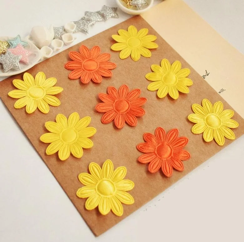 

Ультразвуковая ткань 4 см, корейский тропический стиль, цветок, ювелирные изделия ручной работы «сделай сам», Детские аксессуары для волос, декоративная одежда