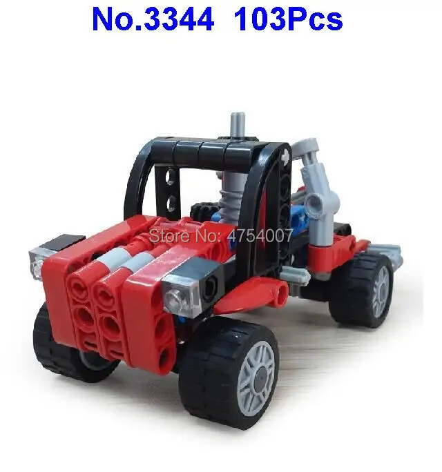 

3344 103pcs technical rescue cars 8065 building block Toy