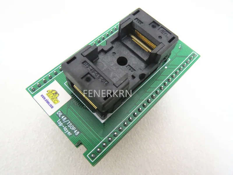 

Opentop DIL48/TSOP48-1 ZIF BEEPROG IC Burning seat Adapter testing seat Test Socket test bench in the stock