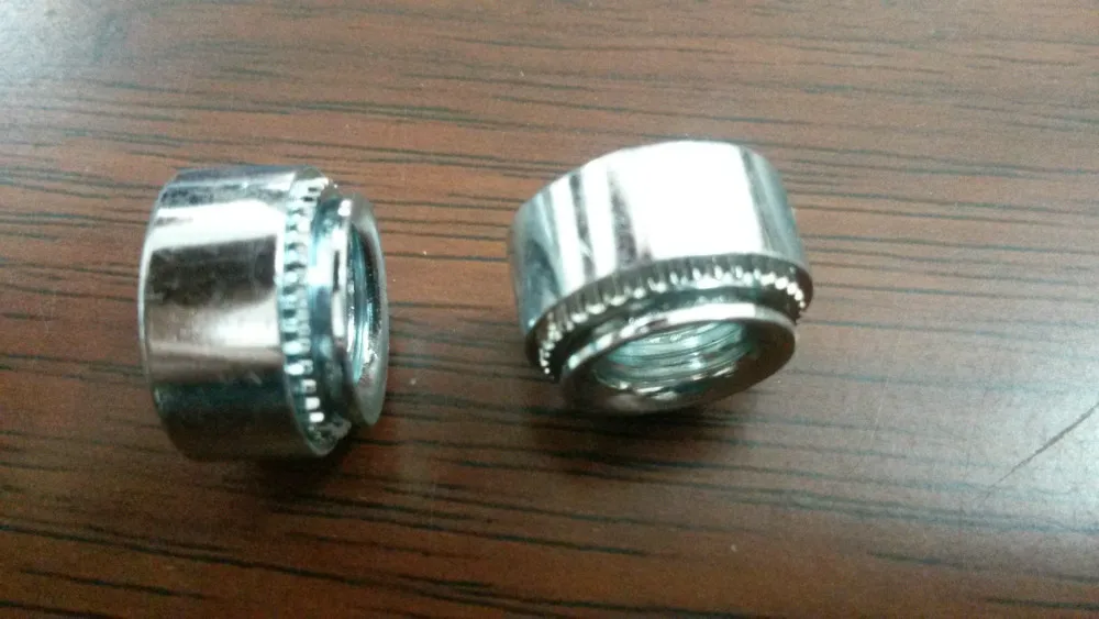 S-M2-0 S-M2-1 S-M2-2 S-M2.5-0 S-M2.5-1 S-M2.5-2 S-M3-0 S-M3-1 S-M3-2 self-клинч-гайка из углеродистой стали цинк |