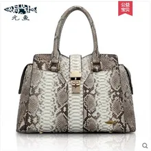 Yuanyu тип boa кожа женская сумка, натуральная кожа питона boa змеиная кожа сумка, рука, змея запястье сумка, большая женская сумка