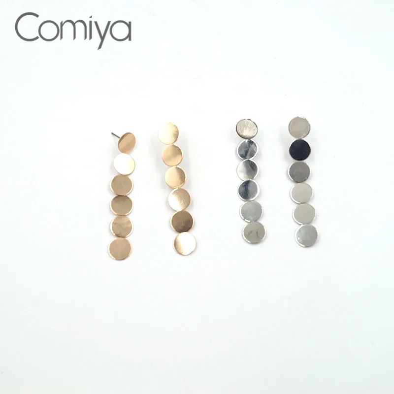Comiya Brincos Grandes модные Висячие серьги для женщин букле D'oreille этник Серебро Цвет Aretes