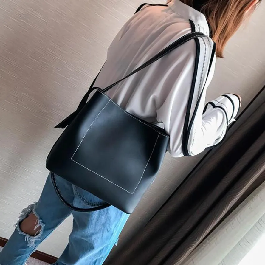 

Handbags Large Women's Totes Wild Bucket Bag Women Bag Slung Satchel Bag Woman High Capacity Shoulder Bag