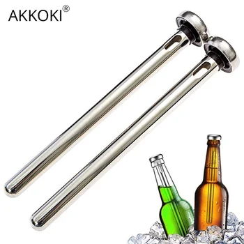 

Beer Chillers Stick Beverage Cooler for Bottles 2 Stainless Steel Cooling Sticks Boxed Gift Set Beer Gift for Men Beverage cold