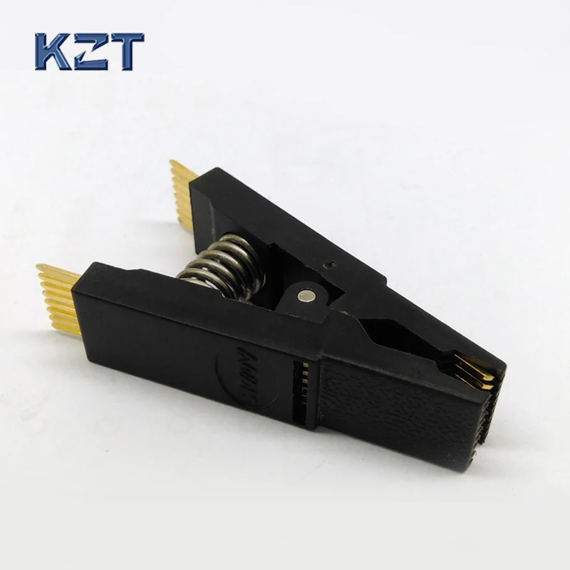 BIOS SOIC SOP16 Original Straight Test Clip Pin Pitch 1.27mm Universal Body Programming Clip For EPROM Test fshh qfn16 wson16 udfn16 mlf16 ic test socket size 12 6mmx12 6mm pin pitch 2 54mm